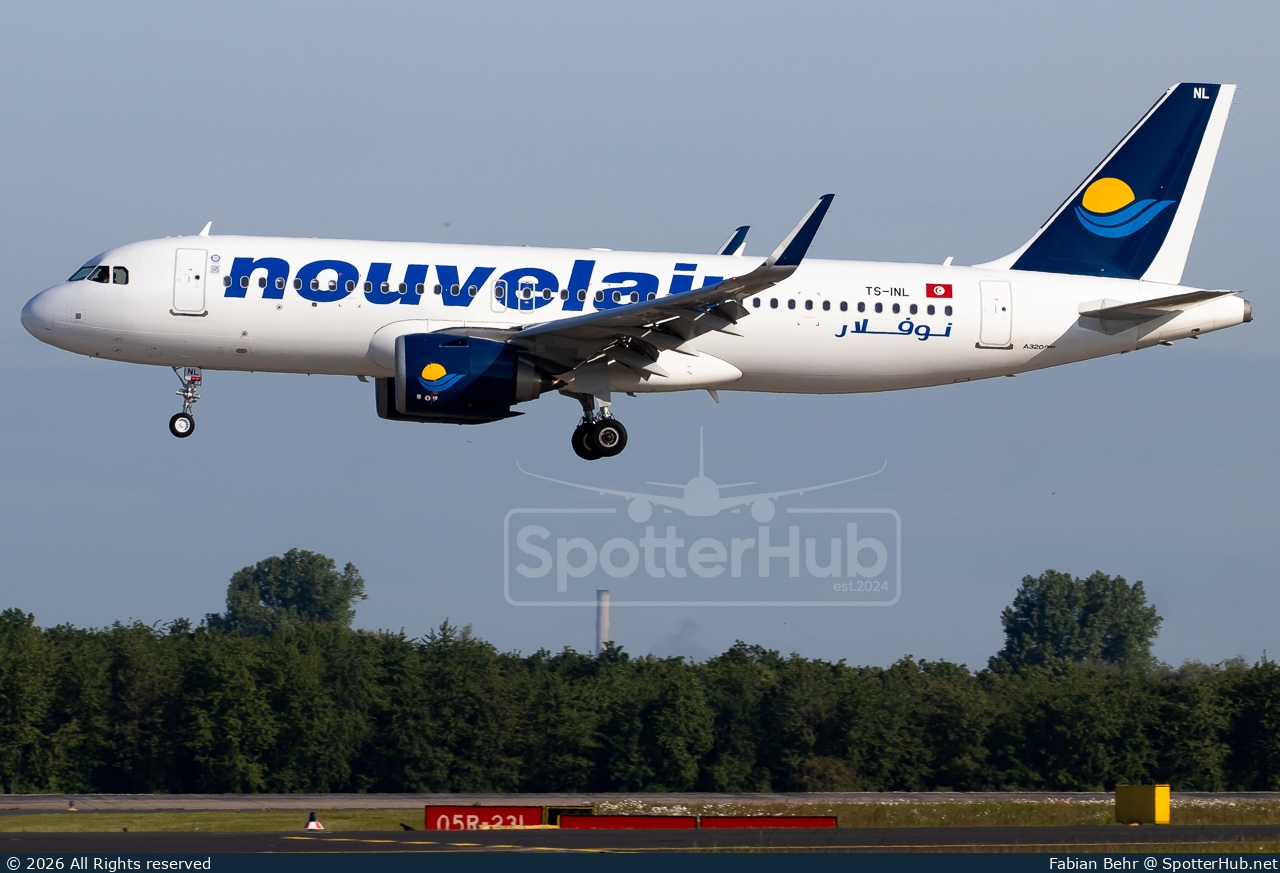 Photo of TS-INL - Airbus A320-251N operated by Nouvelair
