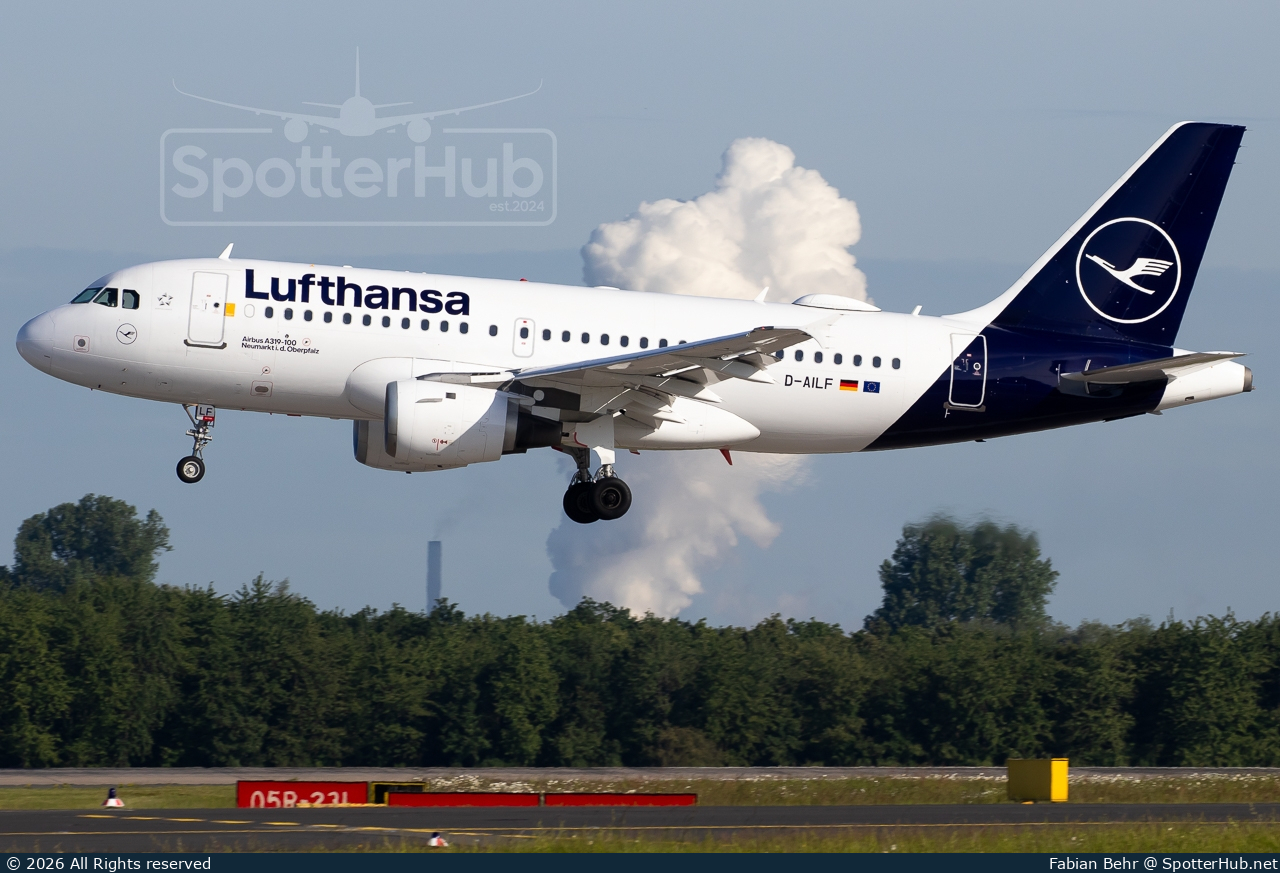 Photo of D-AILF - Airbus A319-114 operated by Lufthansa