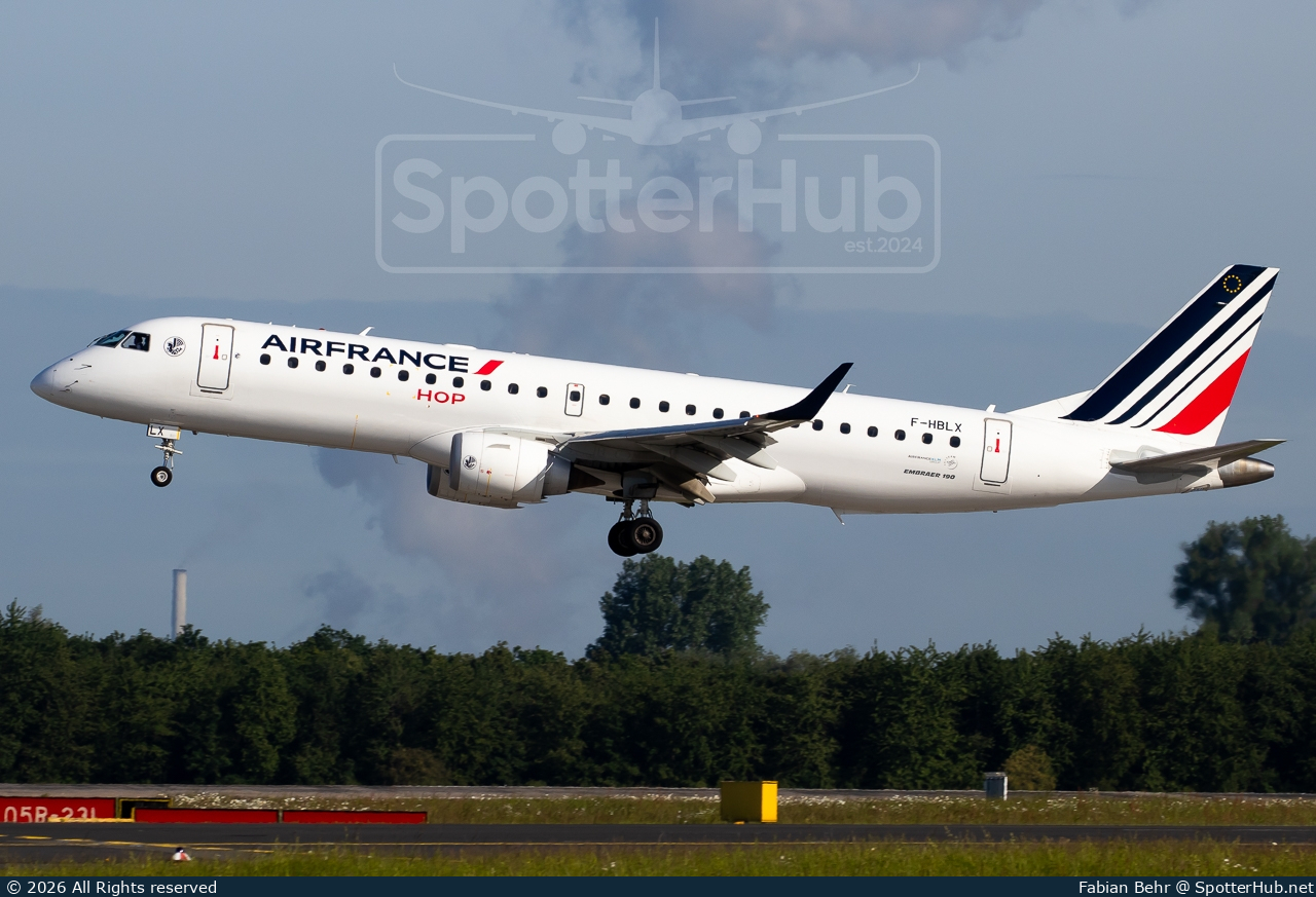 Photo of F-HBLX - Embraer ERJ-190STD operated by Air France HOP