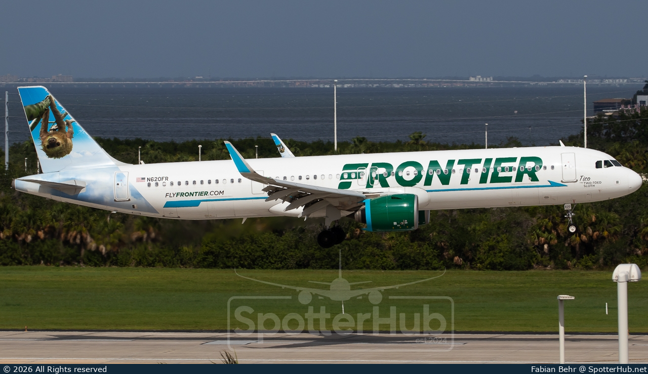 Photo of N620FR - Airbus A321-271NX operated by Frontier Airlines