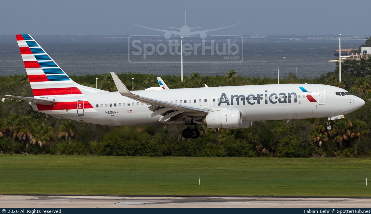 Photo of N306NY - Boeing 737-823 operated by American Airlines