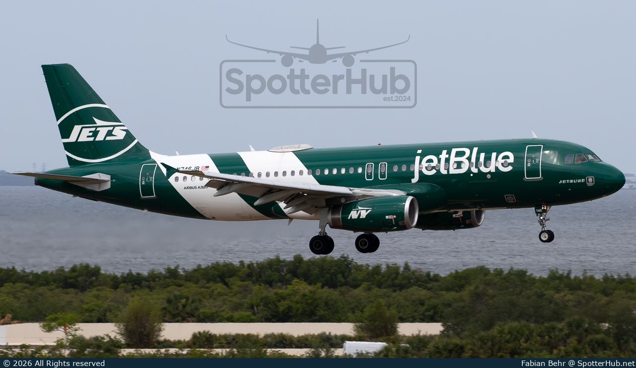 Photo of N746JB - Airbus A320-232 operated by jetBlue Airways