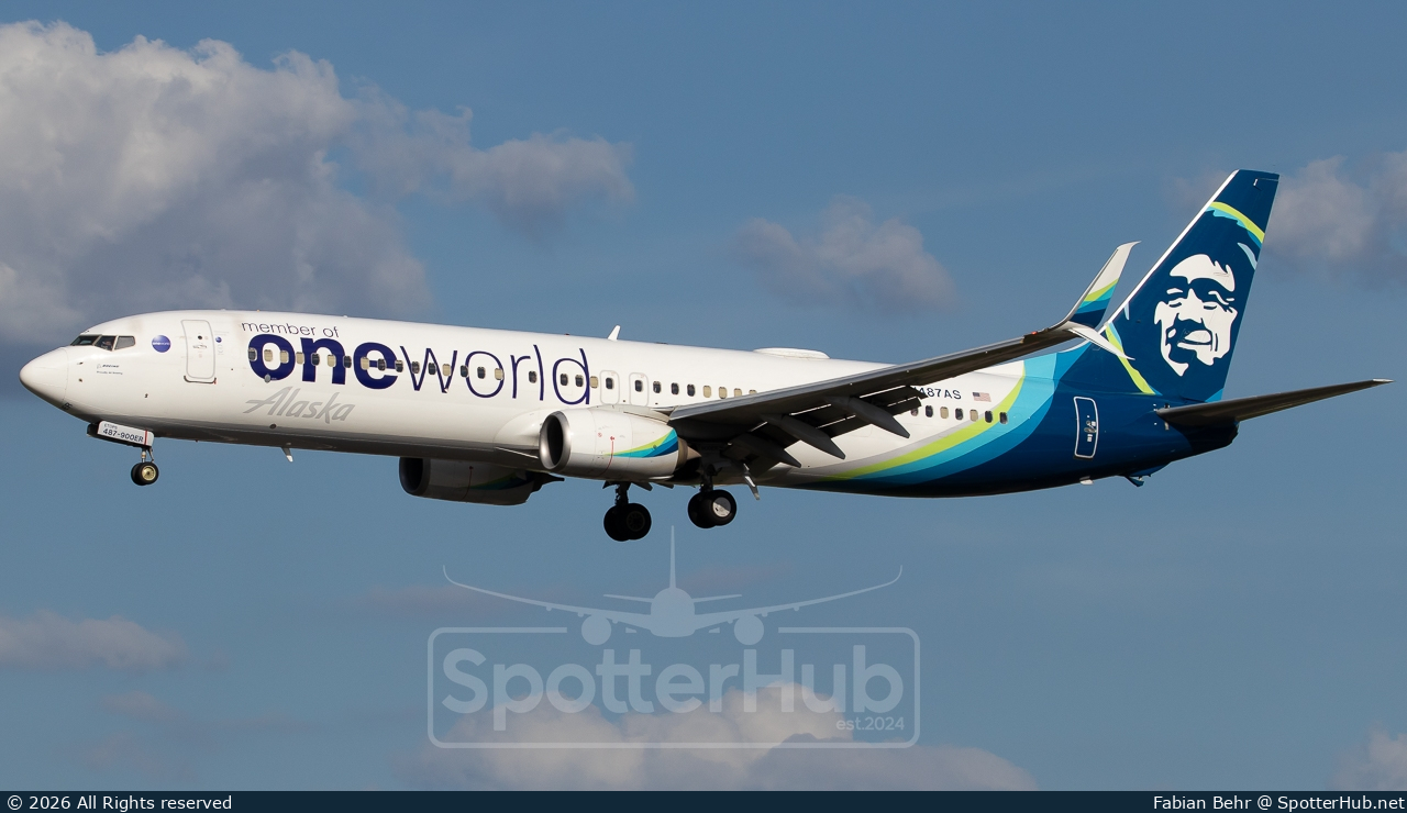 Photo of N487AS - Boeing 737-990(ER) operated by Alaska Airlines