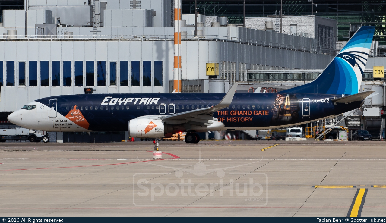 Photo of SU-GCZ - Boeing 737-866 operated by Egyptair
