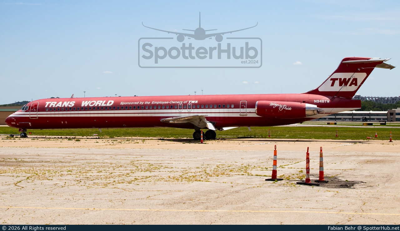 Photo of N948TW - McDonnell Douglas MD-83 operated by TWA Trans World Airlines