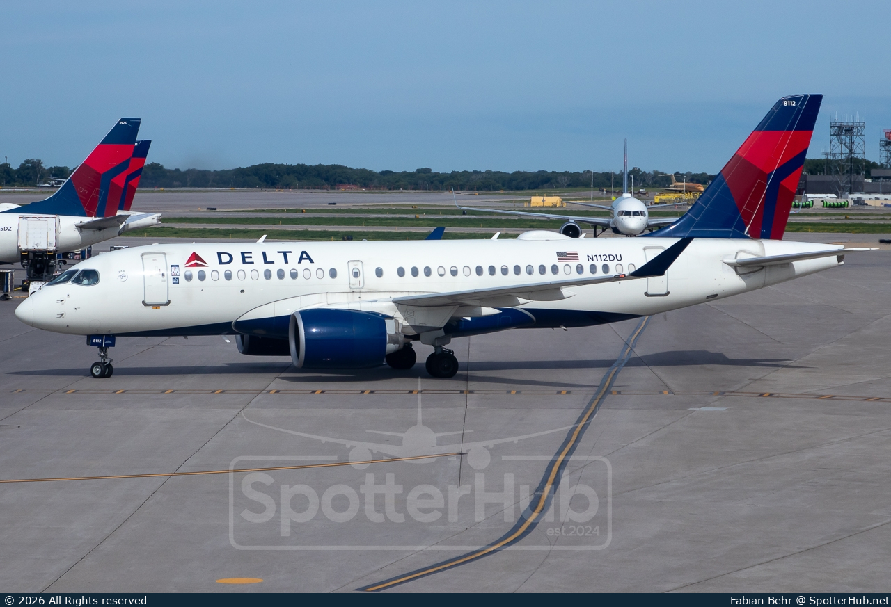 Photo of N112DU - Airbus A220-100 operated by Delta Air Lines