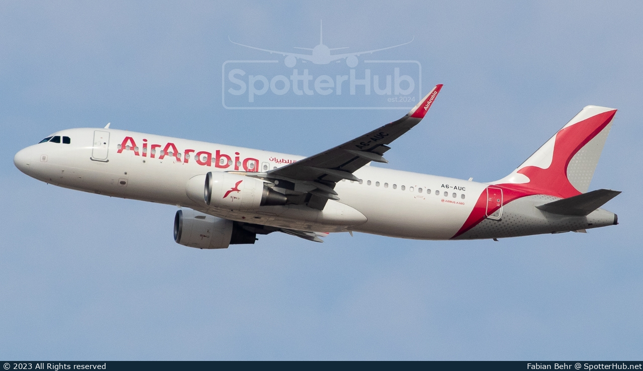 Photo of A6-AUC - Airbus A320-214 operated by Air Arabia Abu Dhabi