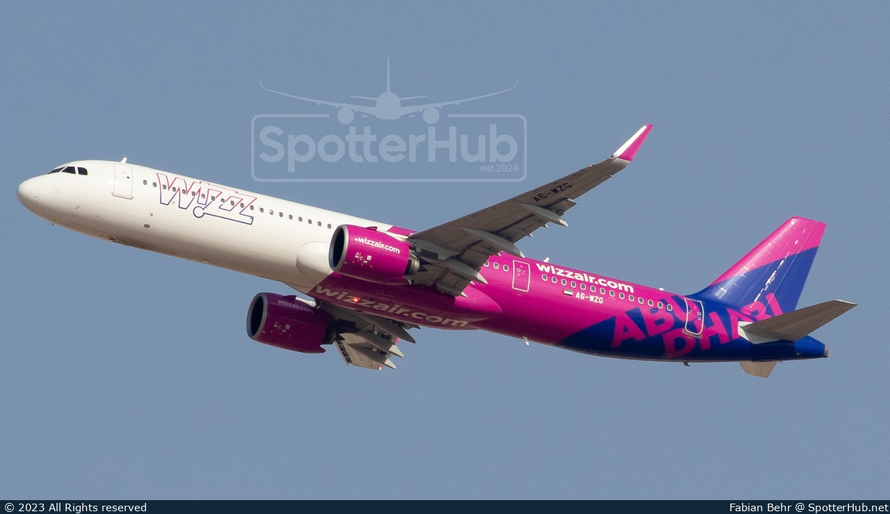 Photo of A6-WZG - Airbus A321-271NX operated by Wizz Air Abu Dhabi