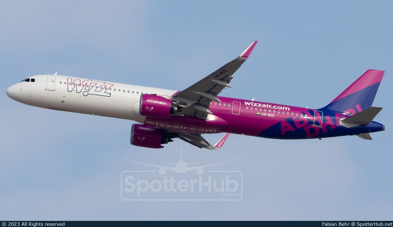 Photo of A6-WZE - Airbus A321-271NX operated by Wizz Air Abu Dhabi