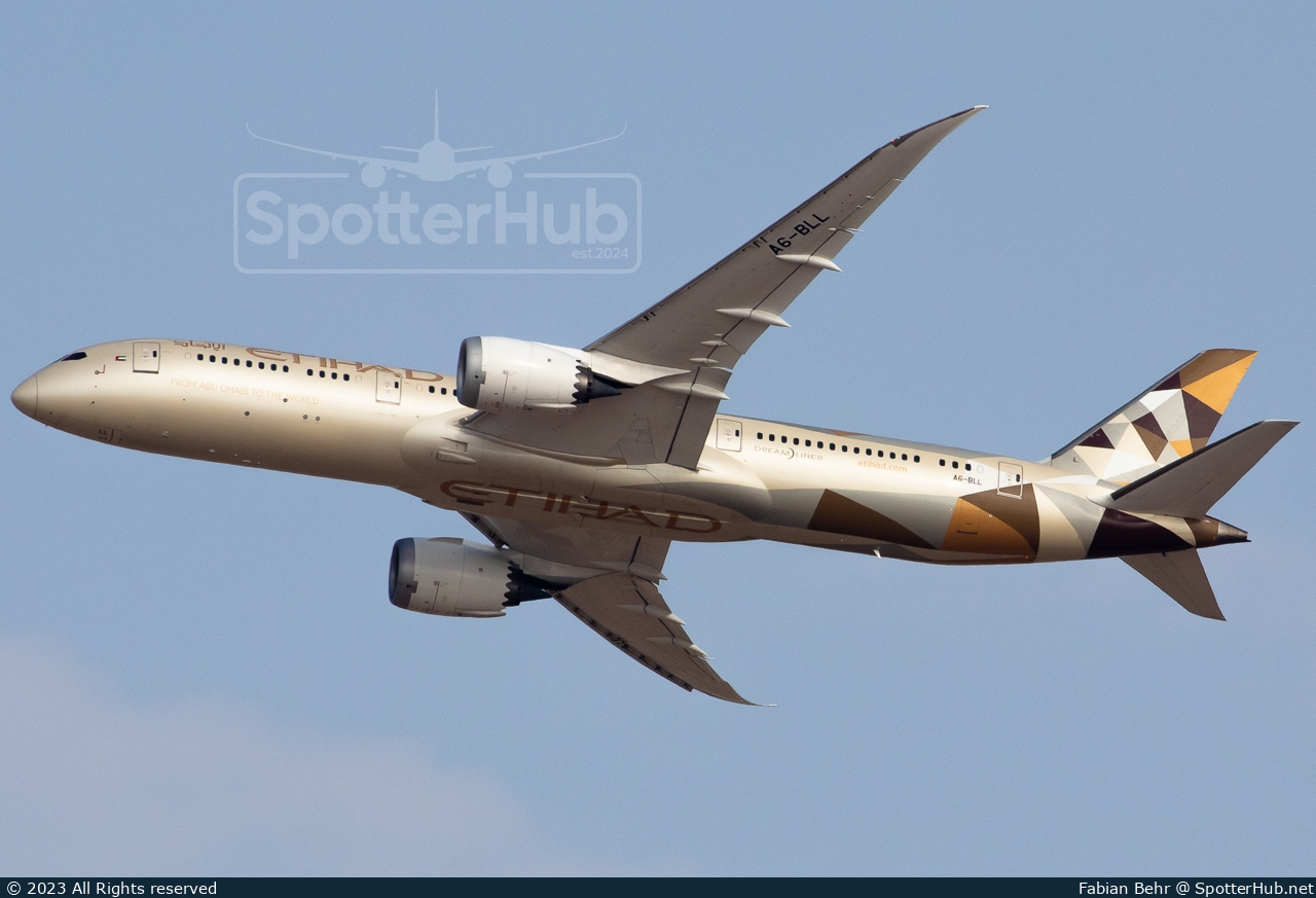 Photo of A6-BLL - Boeing 787-9 Dreamliner operated by Etihad Airways