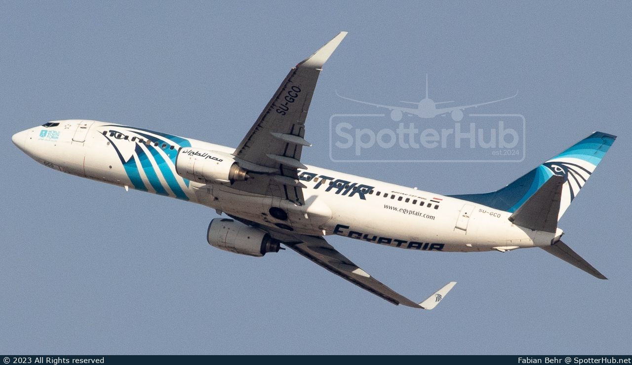 Photo of SU-GCO - Boeing 737-866 operated by Egyptair