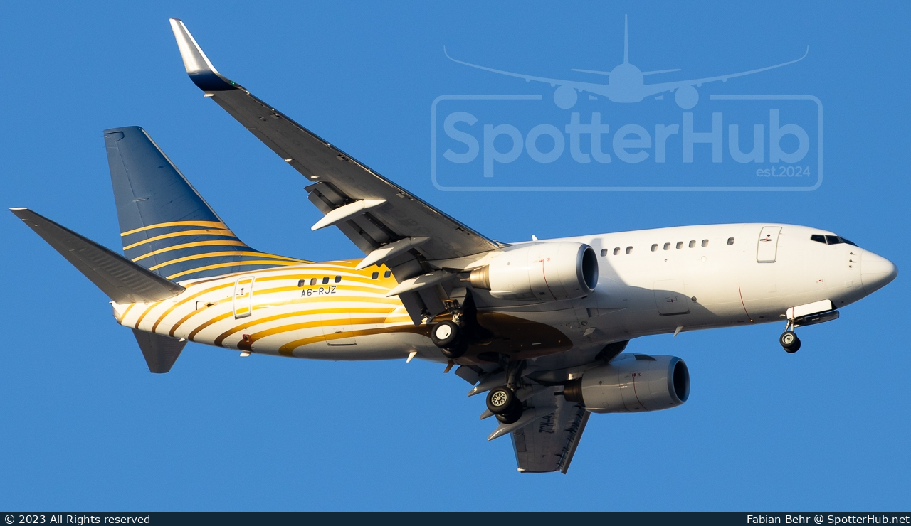 Photo of A6-RJZ - Boeing 737-7Z5(BBJ) operated by Royal Jet