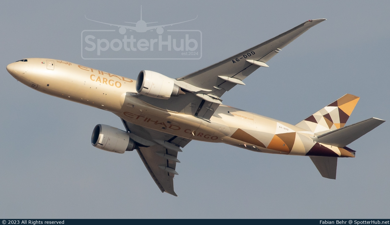 Photo of A6-DDD - Boeing 777-FFX operated by Etihad Cargo