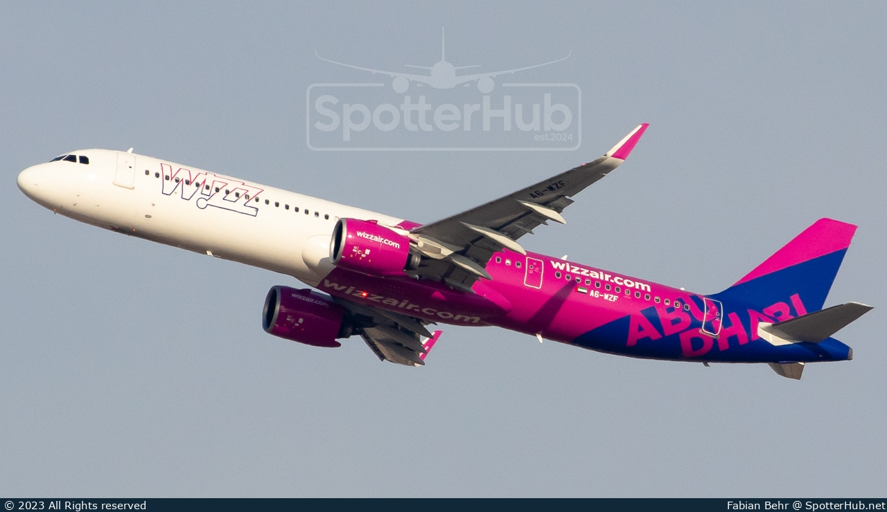 Photo of A6-WZF - Airbus A321-271NX operated by Wizz Air Abu Dhabi
