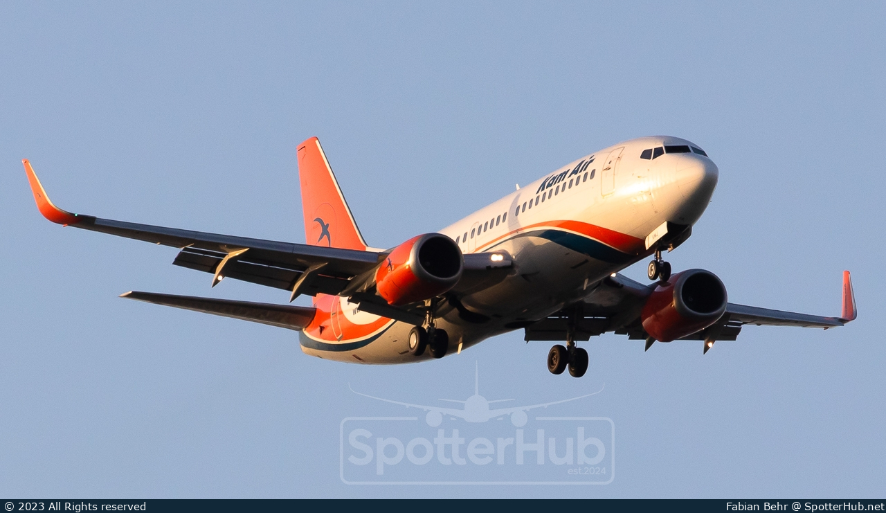 Photo of YA-KMJ - Boeing 737-3H4 operated by Kam Air