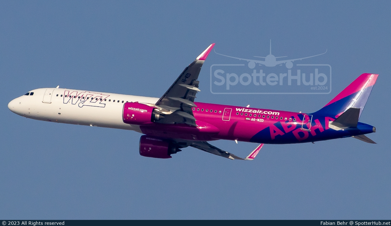 Photo of A6-WZD - Airbus A321-271NX operated by Wizz Air Abu Dhabi
