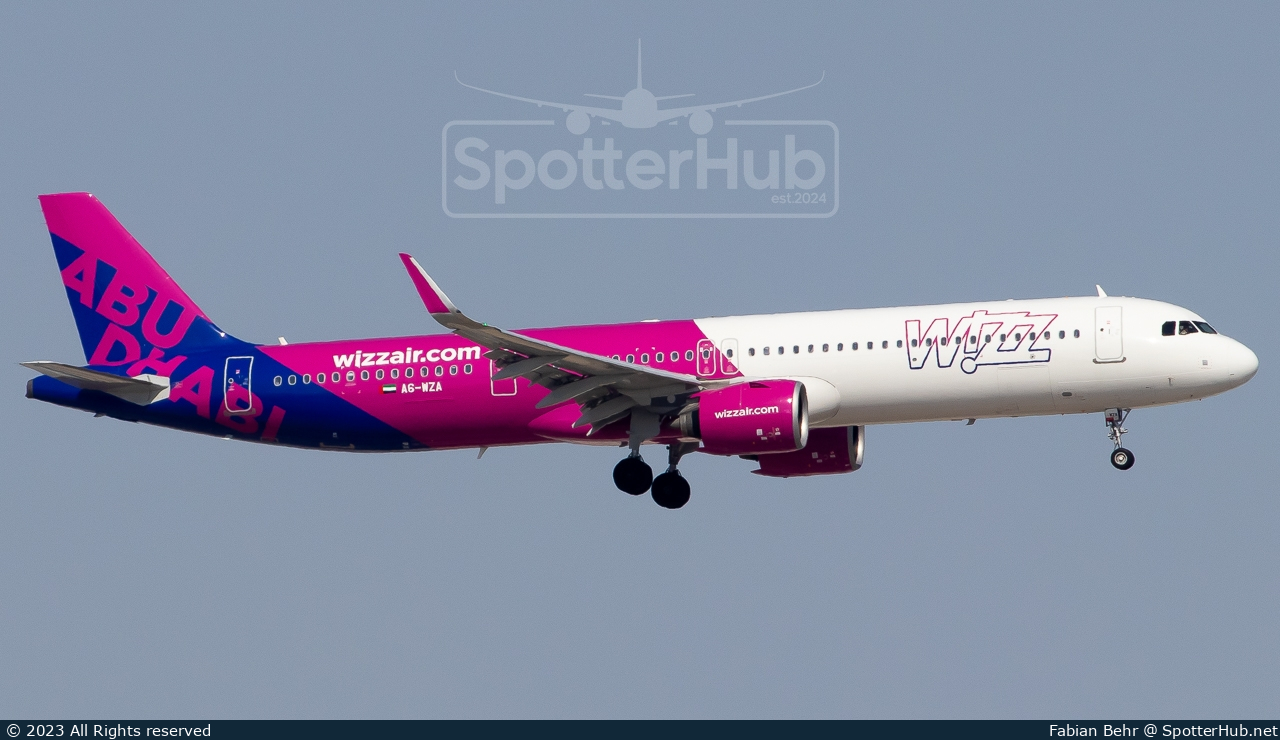 Photo of A6-WZA - Airbus A321-271NX operated by Wizz Air Abu Dhabi