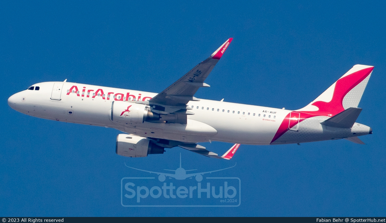 Photo of A6-AUF - Airbus A320-214 operated by Air Arabia Abu Dhabi