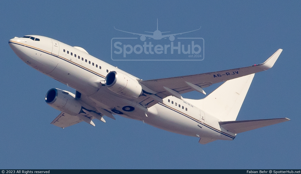 Photo of A6-RJV - Boeing 737-77W(BBJ) operated by Royal Jet