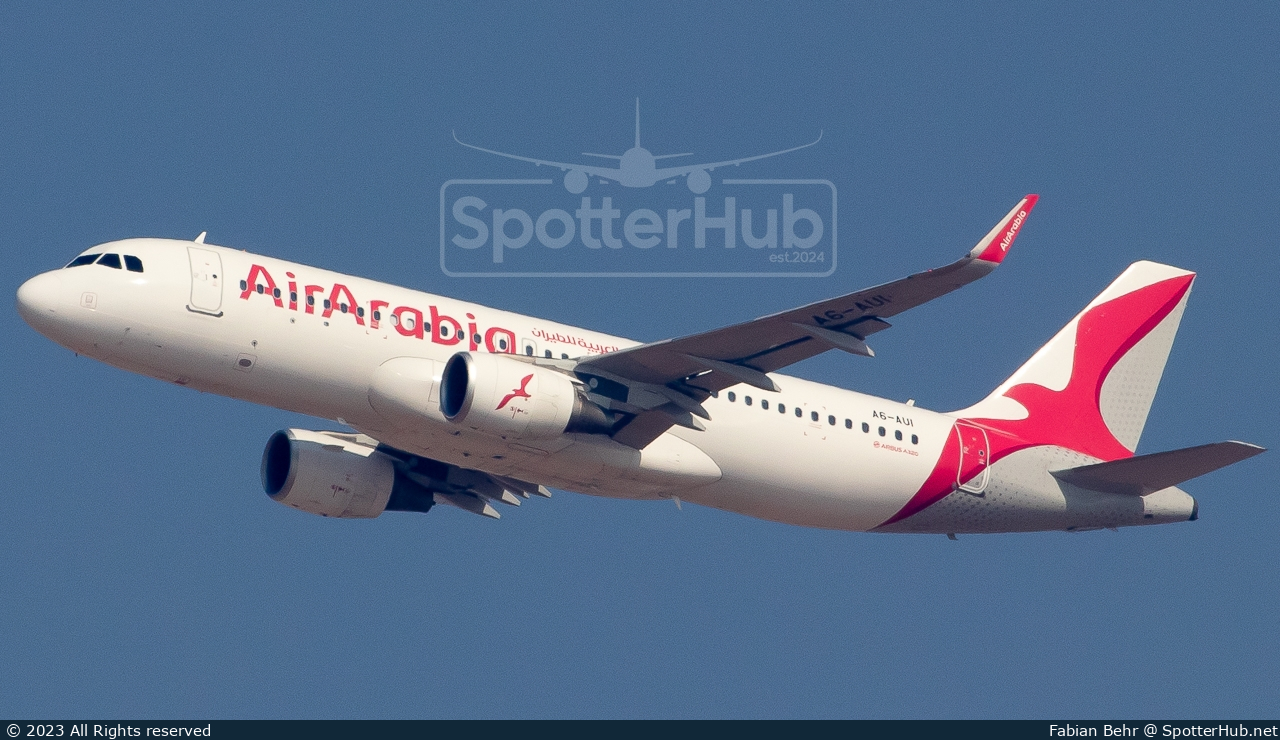 Photo of A6-AUI - Airbus A320-214 operated by Air Arabia Abu Dhabi