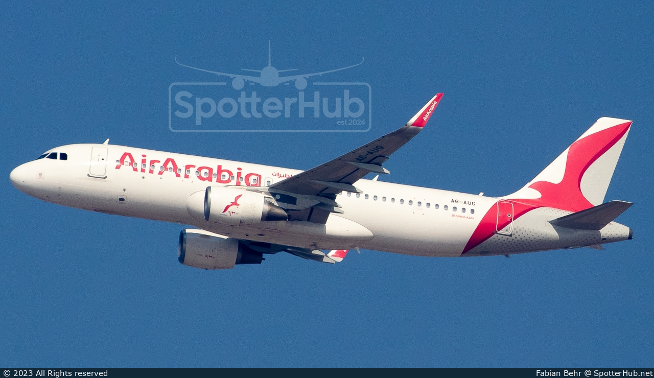 Photo of A6-AUG - Airbus A320-214 operated by Air Arabia Abu Dhabi