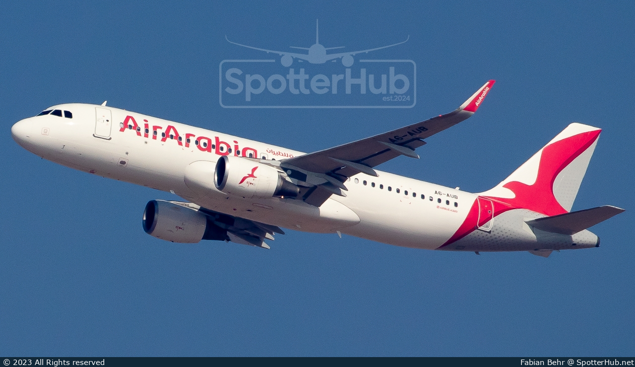 Photo of A6-AUB - Airbus A320-214 operated by Air Arabia Abu Dhabi