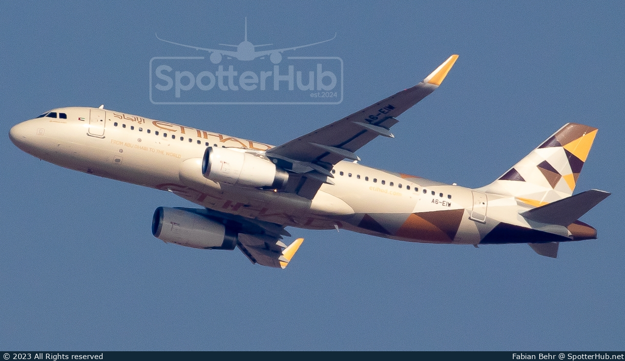 Photo of A6-EIW - Airbus A320-232 operated by Etihad Airways