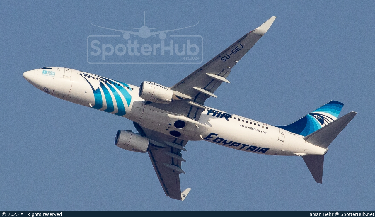 Photo of SU-GEJ - Boeing 737-866 operated by Egyptair