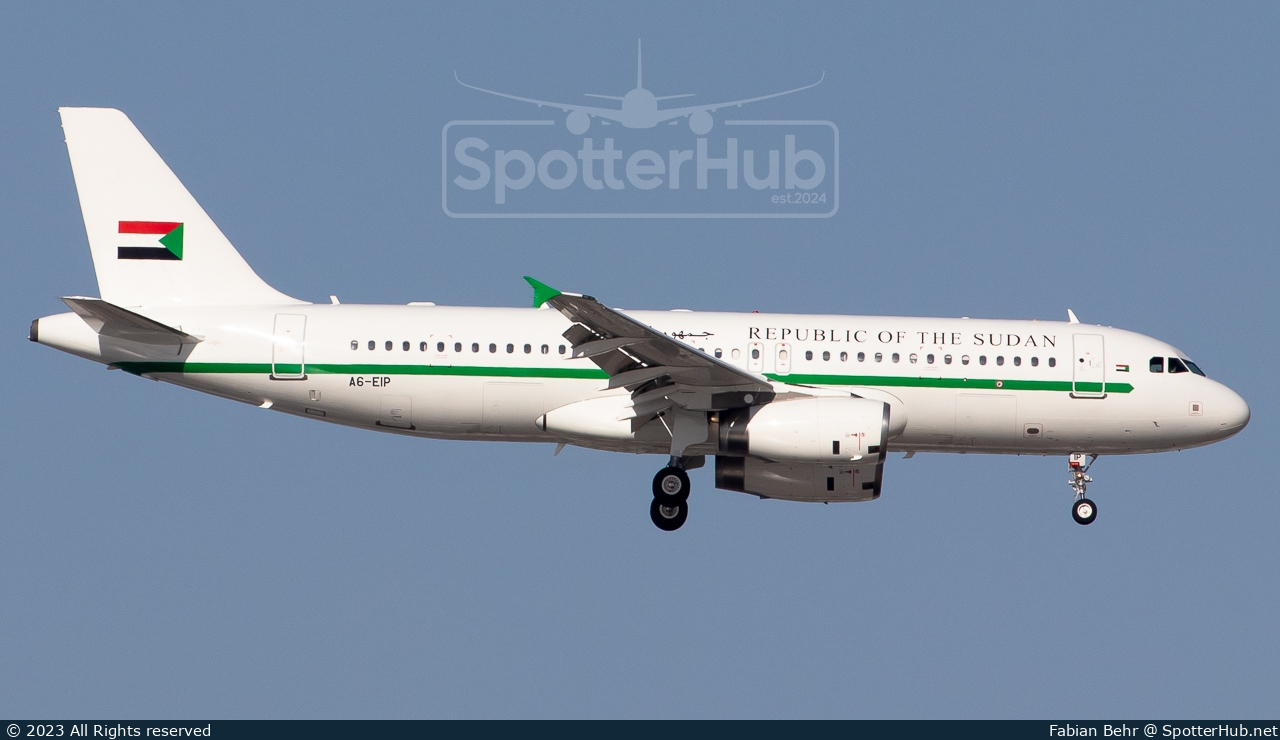 Photo of A6-EIP - Airbus A320-232 operated by Government of Sudan (opb Etihad Airways)