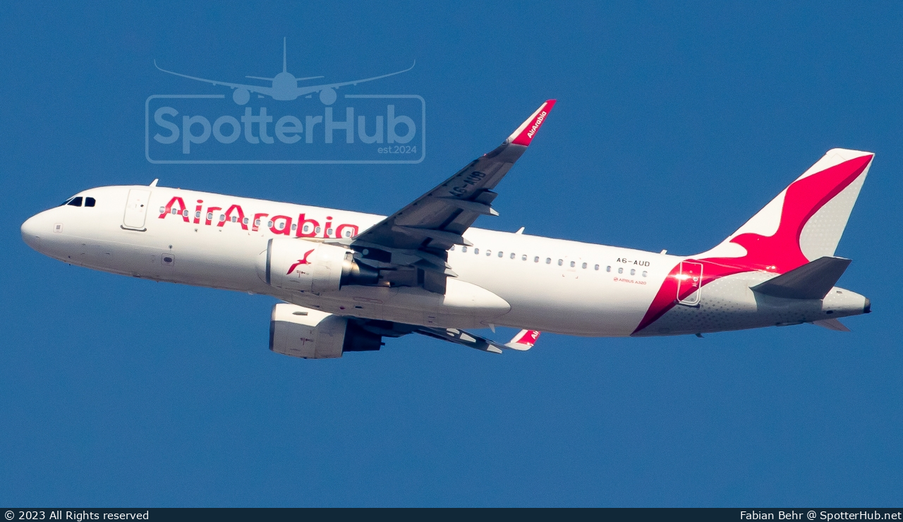 Photo of A6-AUD - Airbus A320-214 operated by Air Arabia Abu Dhabi