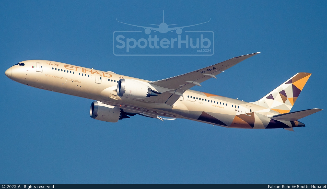 Photo of A6-BLR - Boeing 787-9 Dreamliner operated by Etihad Airways