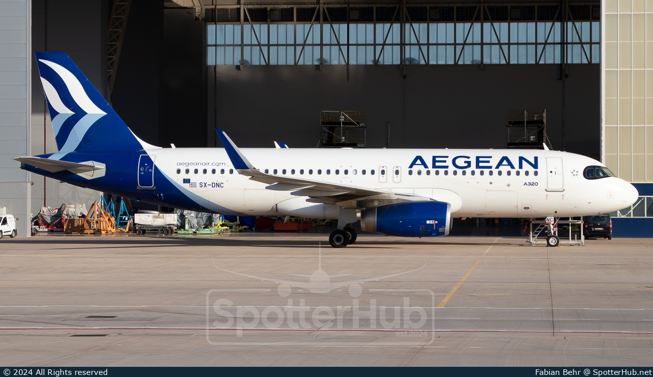 Photo of SX-DNC - Airbus A320-232 operated by Aegean Airlines