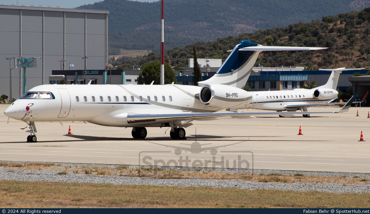 Photo of 9H-PRO - Bombardier Global 6500 operated by Comlux Aviation Malta
