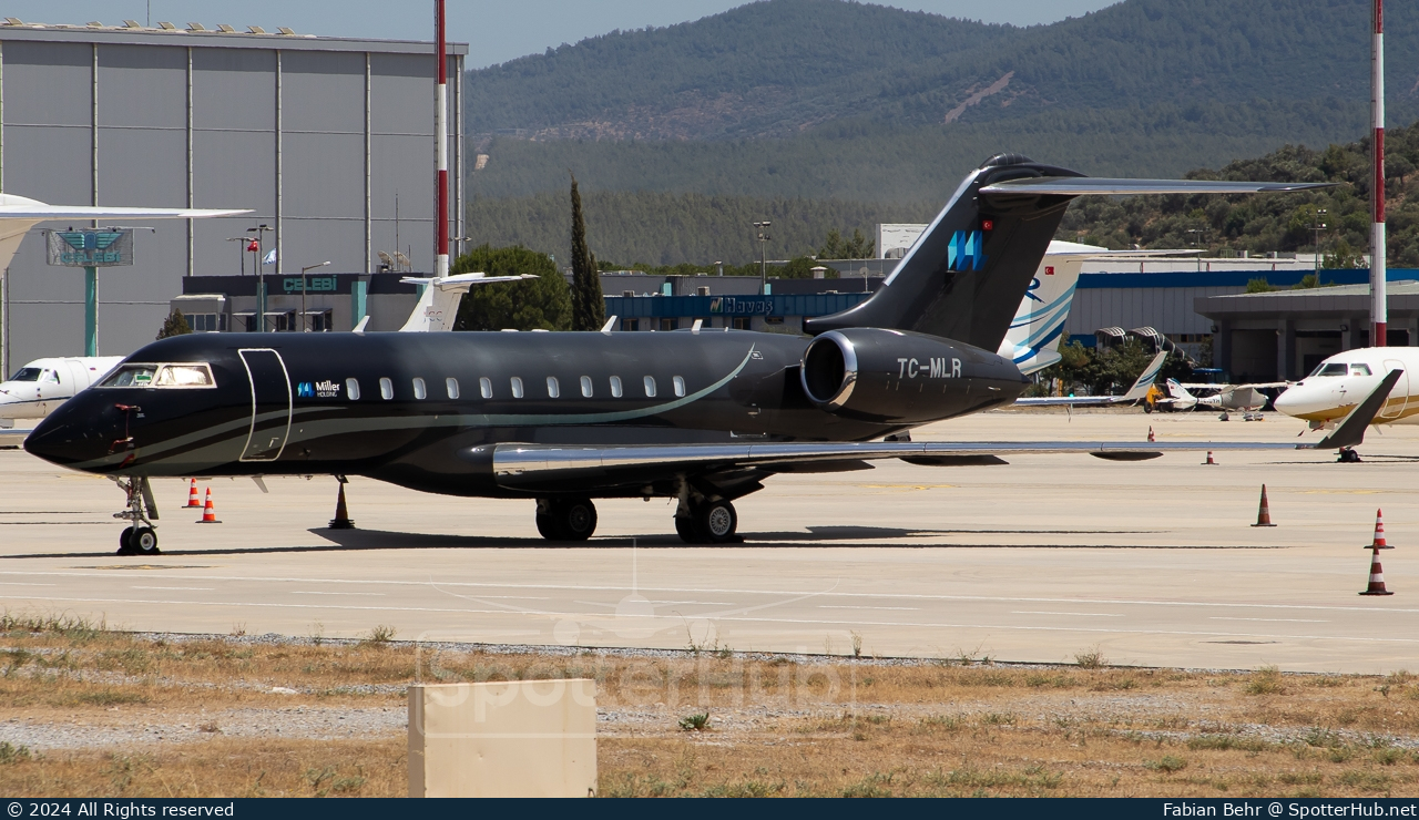 Photo of TC-MLR - Bombardier Global 5000 operated by Swan Aviation