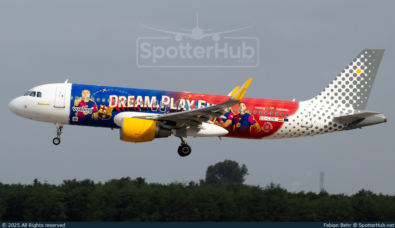 Photo of EC-LZN - Airbus A320-214 operated by Vueling