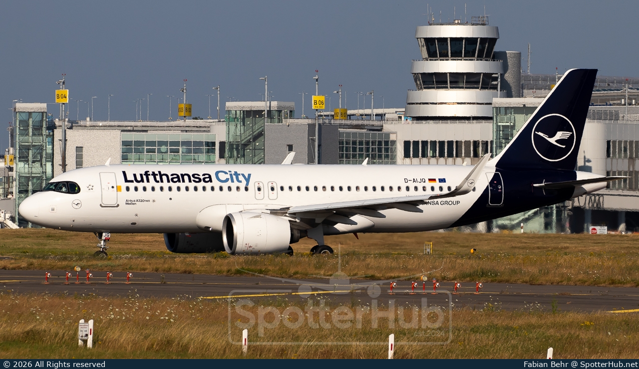 Photo of D-AIJQ - Airbus A320-271N operated by Lufthansa City Airlines