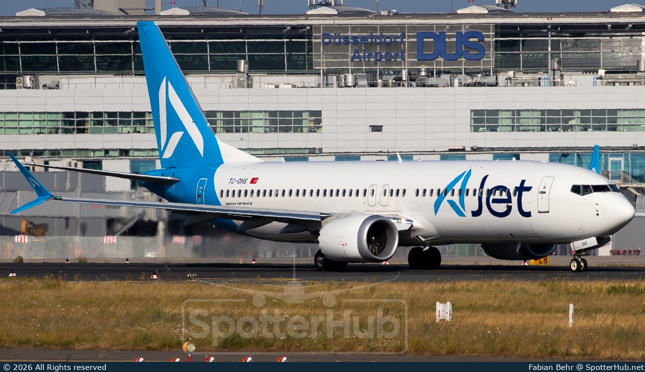Photo of TC-OHS - Boeing 737 MAX 8 operated by AJet
