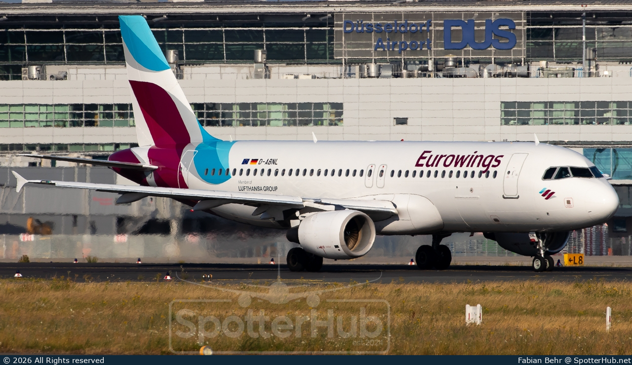 Photo of D-ABNL - Airbus A320-214 operated by Eurowings