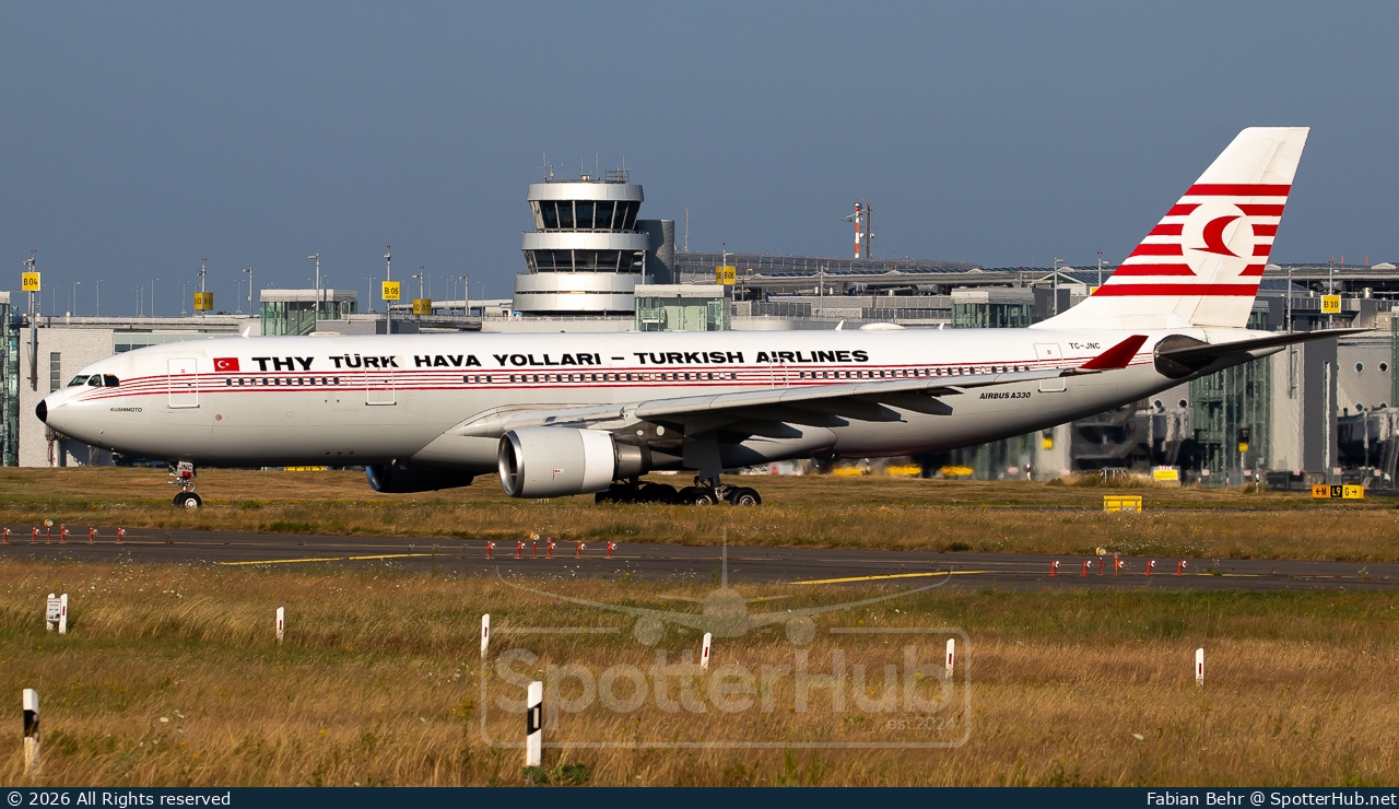 Photo of TC-JNC - Airbus A330-203 operated by Turkish Airlines