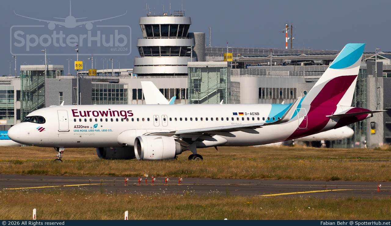 Photo of D-AENB - Airbus A320-251N operated by Eurowings