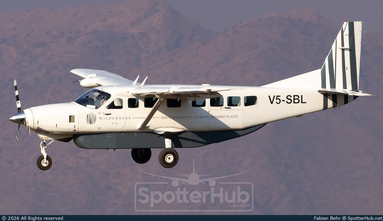Photo of V5-SBL - Cessna 208B Grand Caravan operated by Wilderness Air