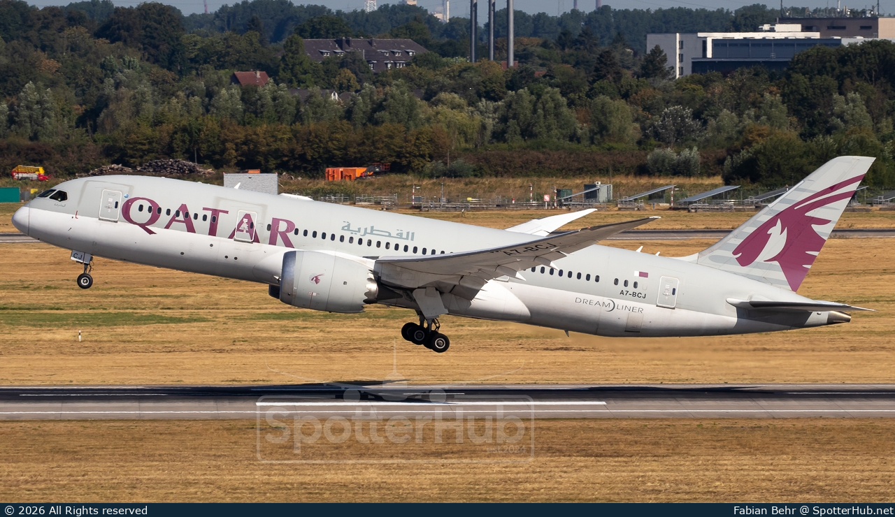 Photo of A7-BCJ - Boeing 787-8 Dreamliner operated by Qatar Airways