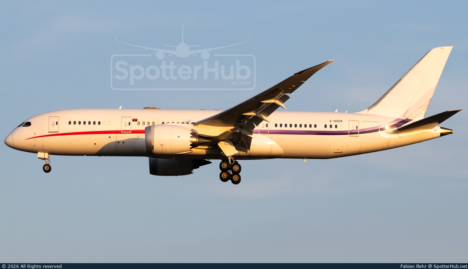 Photo of 2-DEER - Boeing 787-8 BBJ Dreamliner operated by SonAir