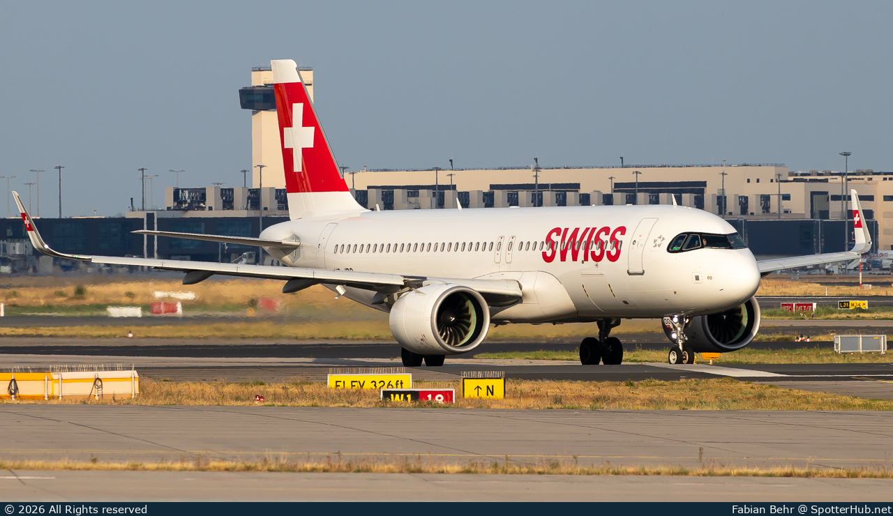 Photo of HB-JDD - Airbus A320-271N operated by Swiss International Air Lines