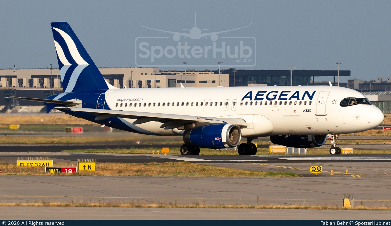 Photo of SX-DVS - Airbus A320-232 operated by Aegean Airlines
