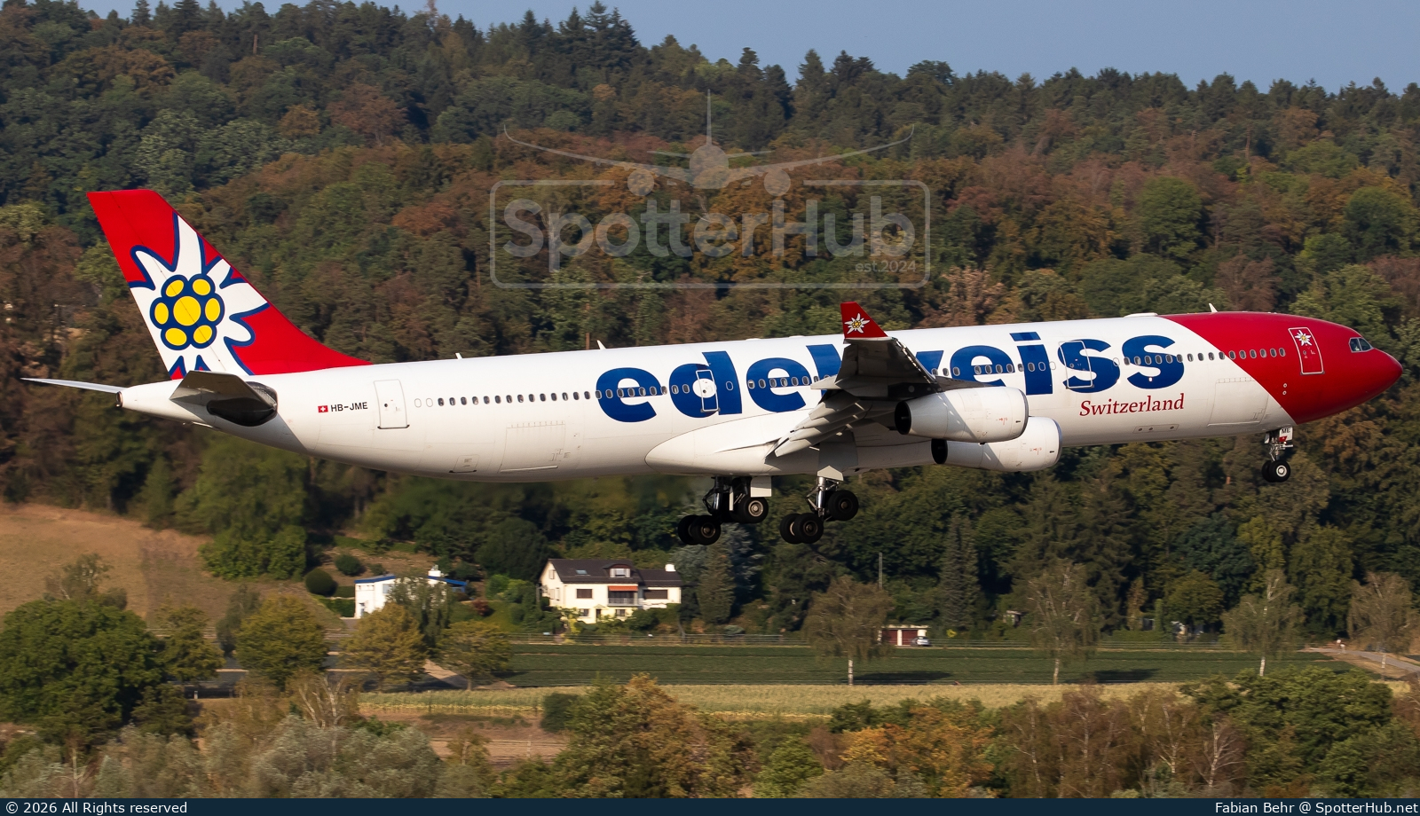 Photo of HB-JME - Airbus A340-313 operated by Edelweiss Air