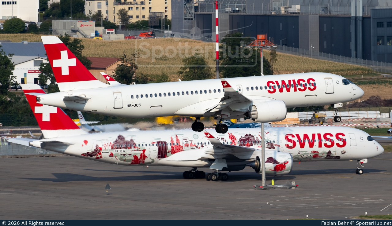 Photo of HB-JCS - Airbus A220-300 operated by Swiss International Air Lines