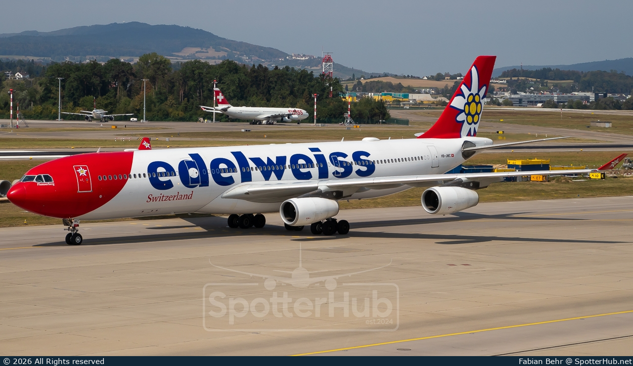 Photo of HB-JMC - Airbus A340-313 operated by Edelweiss Air