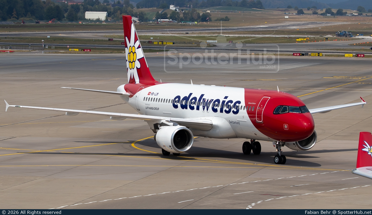 Photo of HB-JJM - Airbus A320-214 operated by Edelweiss Air