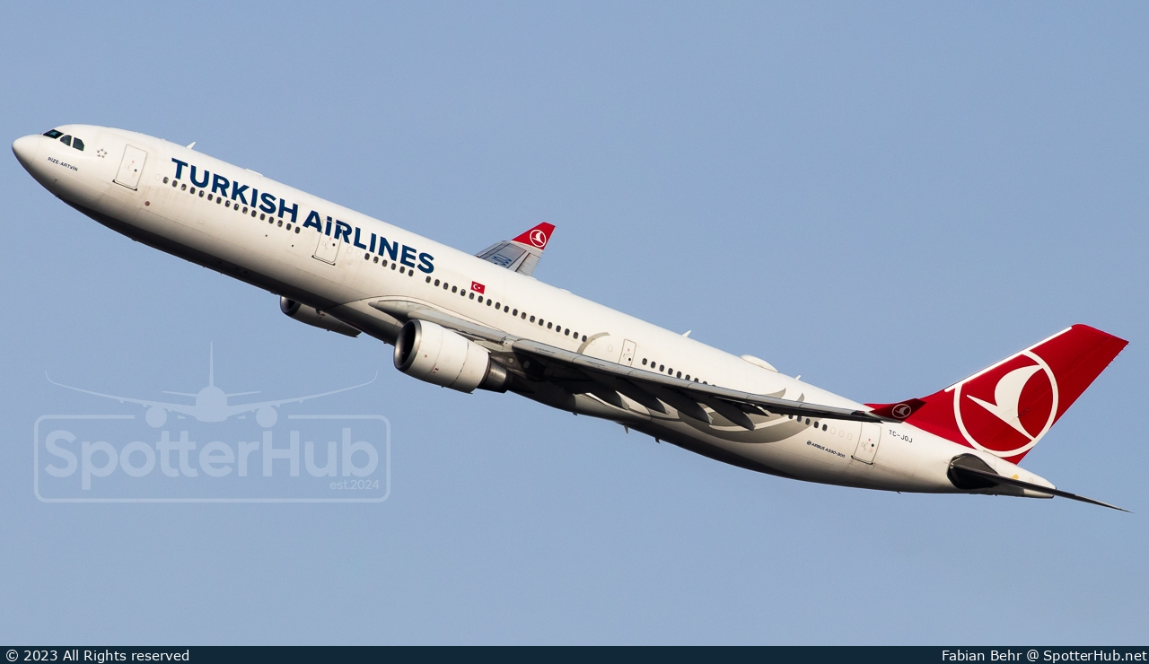Photo of TC-JOJ - Airbus A330-303 operated by Turkish Airlines